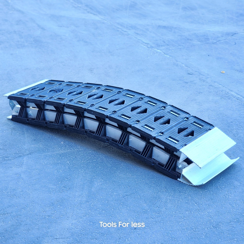 12 in. W x 90 in. L 750 lb. Capacity Hybrid S-Curve Centerfold Truck Loading Ramp (Includes 1 Ramp) (3086) 12 in. W x 90 in. L 750 lb. Capacity Hybrid S-Curve Centerfold Truck Loading Ramp (Includes 1 Ramp) (3086)